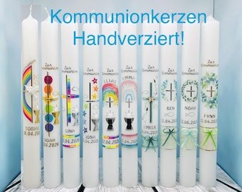 Kommunionkerze 2026, Tischdeko zur  Kommunion / Geschenke zur Kommunion/ Kerzen