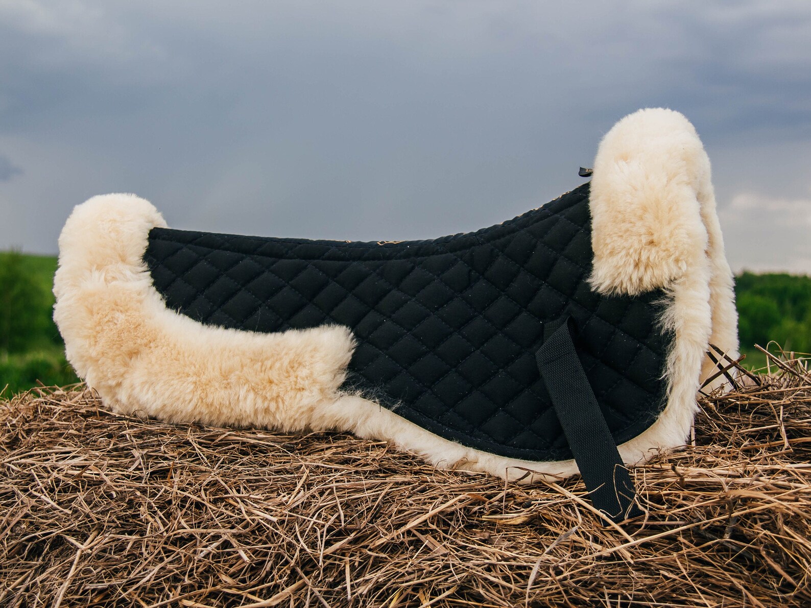Australian Sheepskin Horseback Riding Saddle Pad / Dressage Etsy