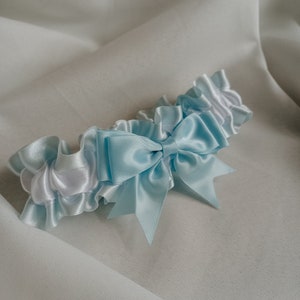 Bruiloft kousenband, vrijgezellenfeest cadeau voor bruid, vrijgezellenfeest cadeau, bruidskousenband, bruiloft lingerie, iets blauws