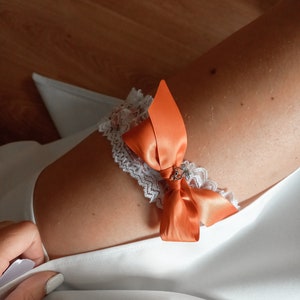 Bridal garter, wedding gift for bride, lace garter, bachelorette party gift for bride, bridal lingerie, bridal shower gift image 2