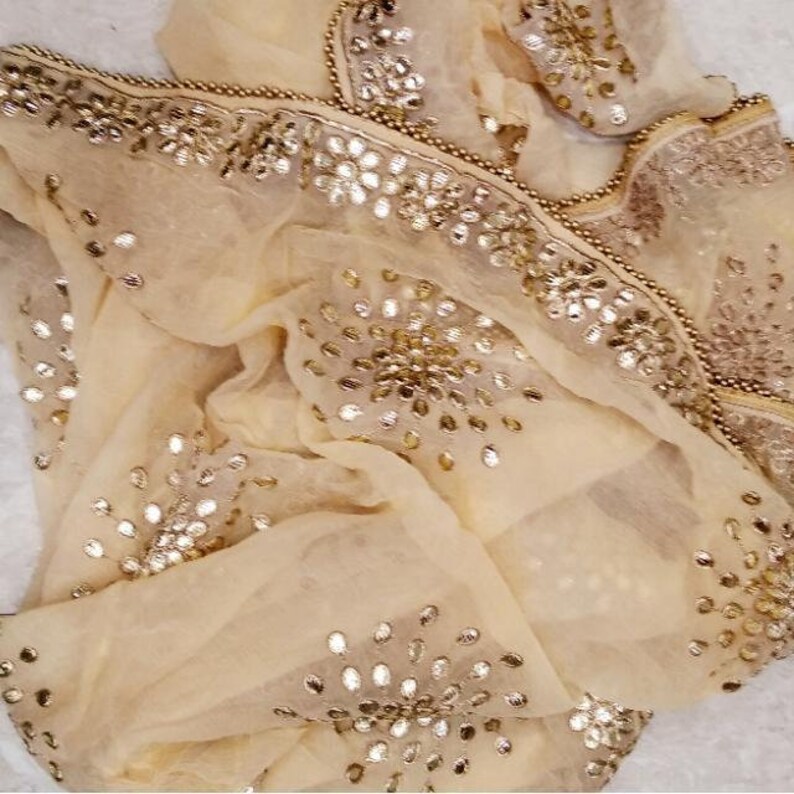 Mustard Gotta Patti Chinnon Dupatta main image 0