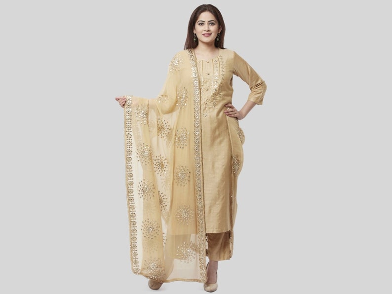 Pink Gotta Patti Chinnon Dupatta main image 0