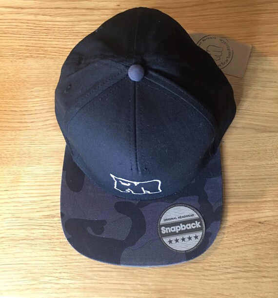 black camo baseball cap