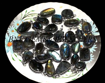 Natural Labradorite  Gemstone Pendants For Jewelry,Traditional, Women Pendants. Wholesale Best Price Lots, Pendants, Party Wear & Gifted,