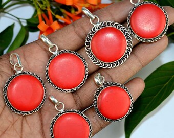 Ravishing Impressions Natural Red Horn Coral Gemstone Pendant Handmade Womens Jewellery Boho Gift for Wife FSJ-4351 Carnelian Golden Rutile Sterling Silver Ravishing Impressions Natural Red Horn Coral Gemstone Pendant Handmade Womens Jewellery Boho Gift for Wife FSJ-4351 Carnelian Golden Rutile Sterling Silver