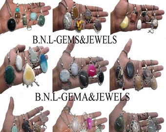 Wholesale Lot Pendant Labradorite Mix Set Gemstone Pendant Necklace Gemstone Jewelry Handmade Jewelry Traditional Jewelry, Party Wear Gift