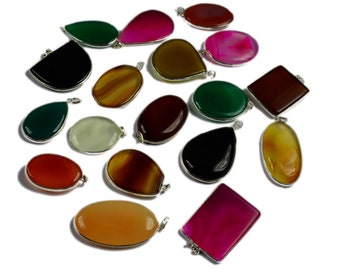 Natural Botswana Agate Gemstone Pendants For Jewelry,Traditional, Women Pendants. Wholesale Best Price Lots, Pendants, Party Wear & Gifted,