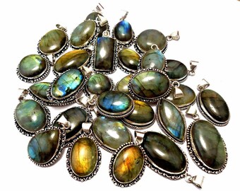 Natural Labradorite  Gemstone Pendants For Jewelry,Traditional, Women Pendants. Wholesale Best Price Lots, Pendants, Party Wear & Gifted,