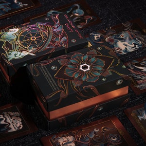 The Untamed Mystery Tarot - The Aurum Deck - 78 Tarot Decks + Booklet, major and minor arcana