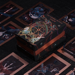The Untamed Mystery Tarot - The Rose Deck -78 Tarot Decks + Booklet, major and minor arcana