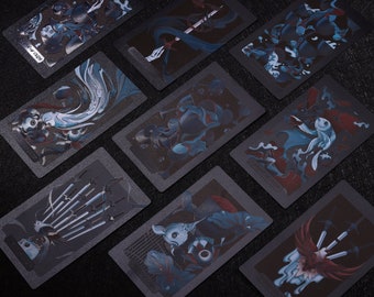 The Untamed Mystery Tarot - the Noir Deck - 78 Tarot Decks +