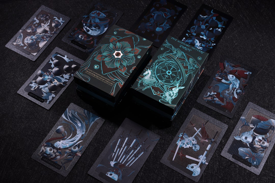 トランプ Mystery Deck set The Untamed Mystery Tarot - the Noir Deck - 78 Tarot Decks +