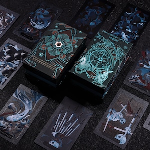 The Untamed Mystery Tarot - The Noir Deck - 78 Tarot Decks + Booklet, major and minor arcana