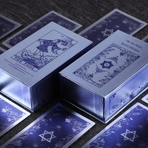 The Moonlight Deck (Pride - Be Humble)-The Neo Rider Tarot -7 Deadly Sins Collection-78 Tarot Decks + Booklet, major & minor arcana beginner