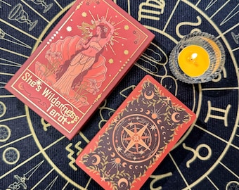 She's Wilderness Tarot and Chaos Blossom Tarot, Guidebook Included