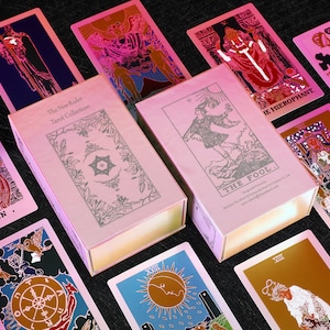 The Iridescent Deck-Spectrum (Full Color) Envy-Be Thankful-The Neo Rider Tarot-7 Deadly Sins Collection-78 Tarot Decks+Booklet arcana menor