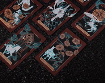 The Untamed Mystery Tarot - The Ice Deck - 78 Tarot Decks + Booklet, major and minor arcana