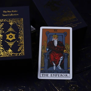 The Neo Rider Tarot Collection - The Royal Deck, 78 Tarot Decks + Folleto, arcanos mayores y menores