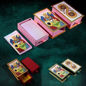 Any 3 decks of the 3 versions deck--The Feline Marseilles Tarot Deck-Elegant 78-Card Marseilles Tarot Deck with Original Cat Theme Art style