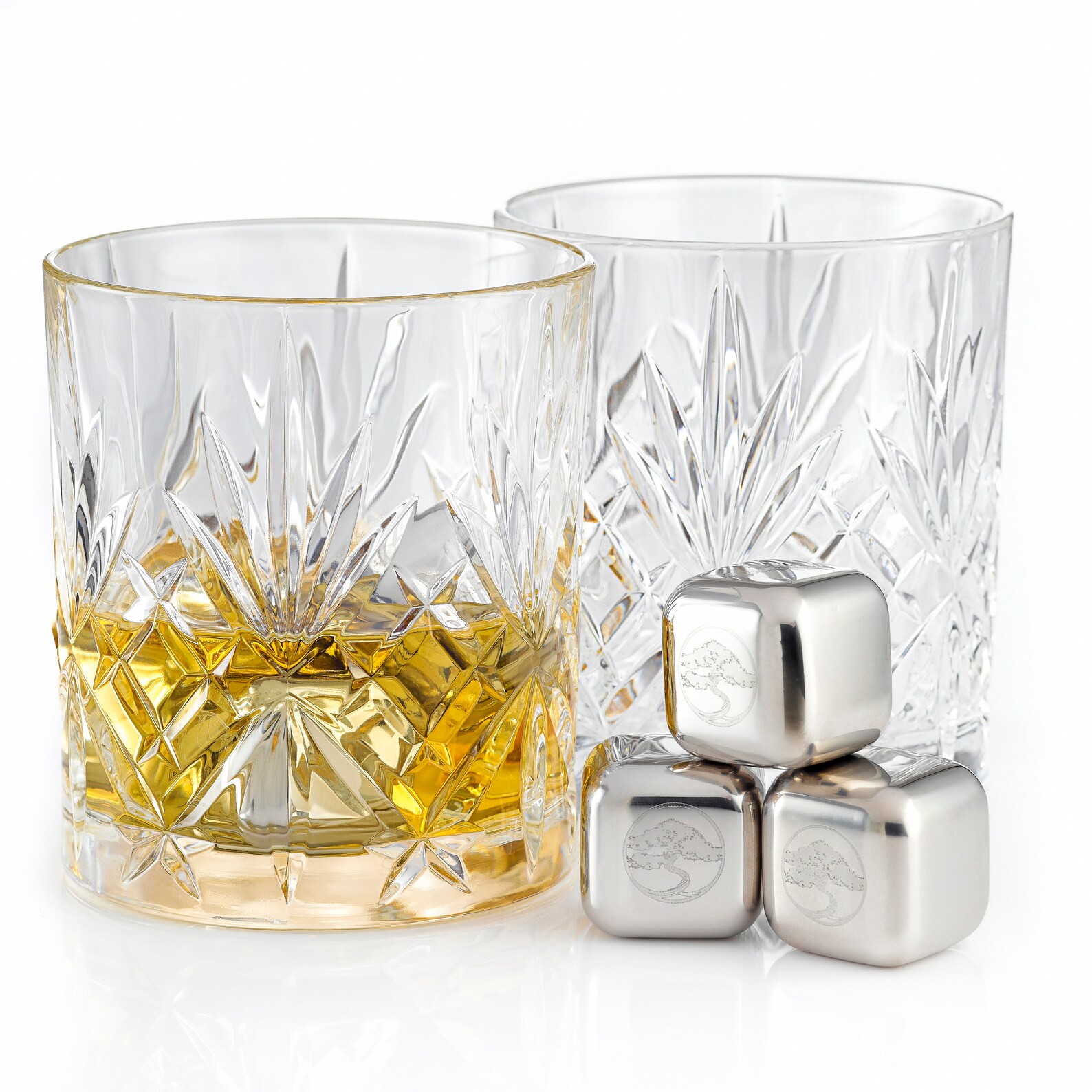 Luxury Whisky Glass Gift Set by Lillywhite & Brown 2 x Old Etsy