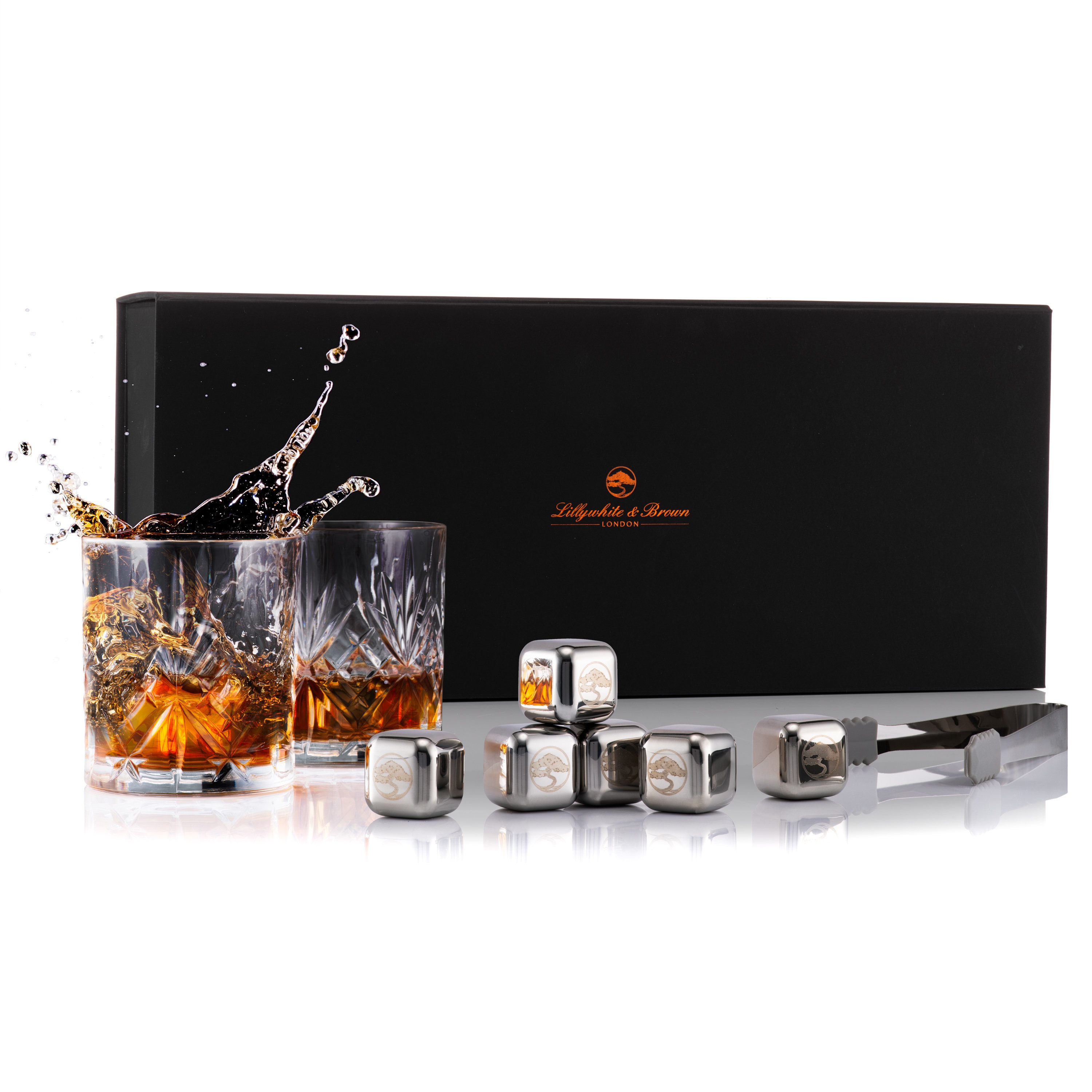 Luxury Whisky Glass Gift Set by Lillywhite & Brown 2 x Old Etsy