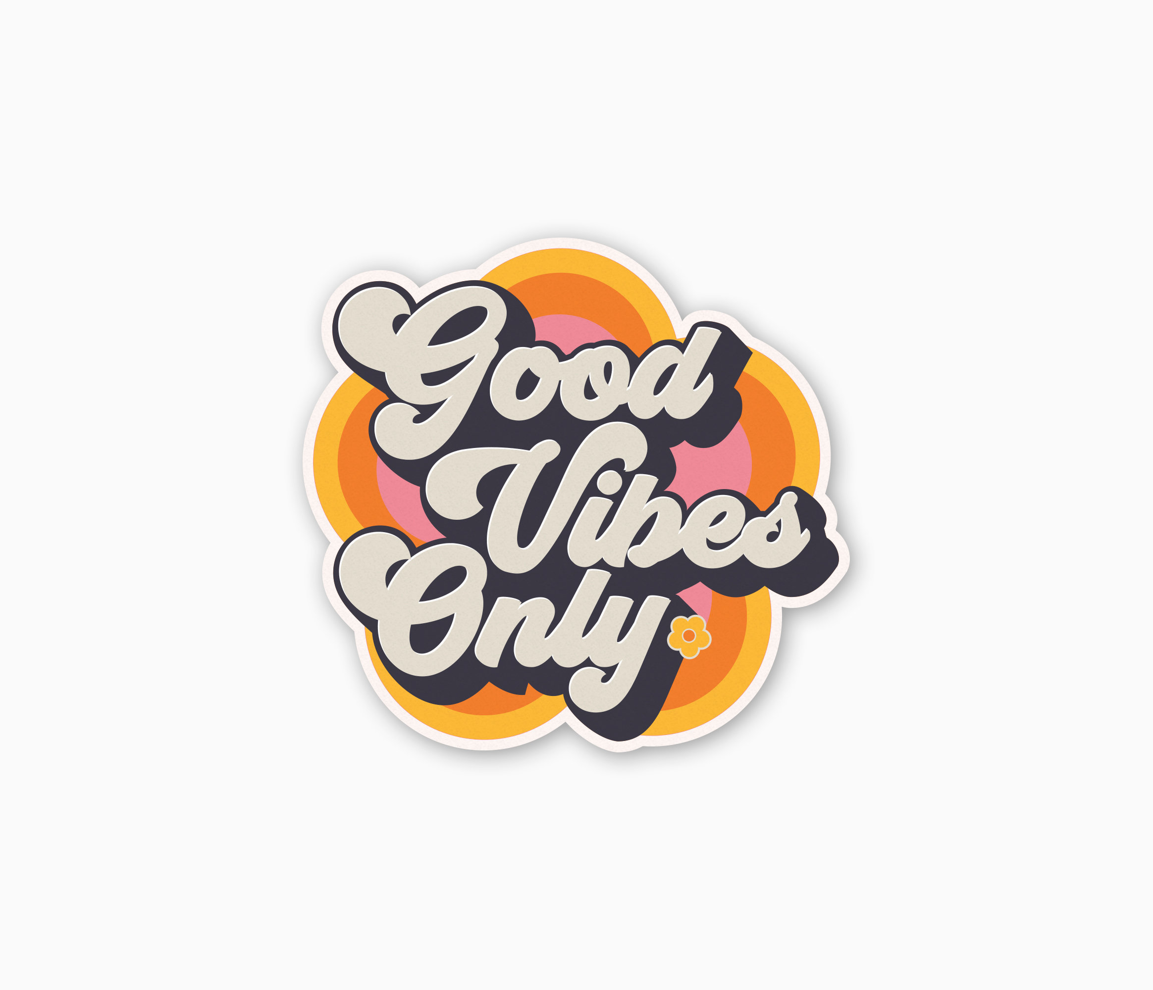 Good Vibes Only Sticker Laptop Sticker Retro Sticker Vinyl - Etsy UK