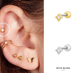 Titanium forward helix on sale earrings