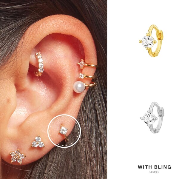 Endless Hoop Earring Etsy