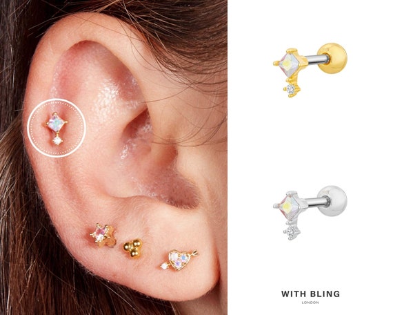 Double Rook Piercing