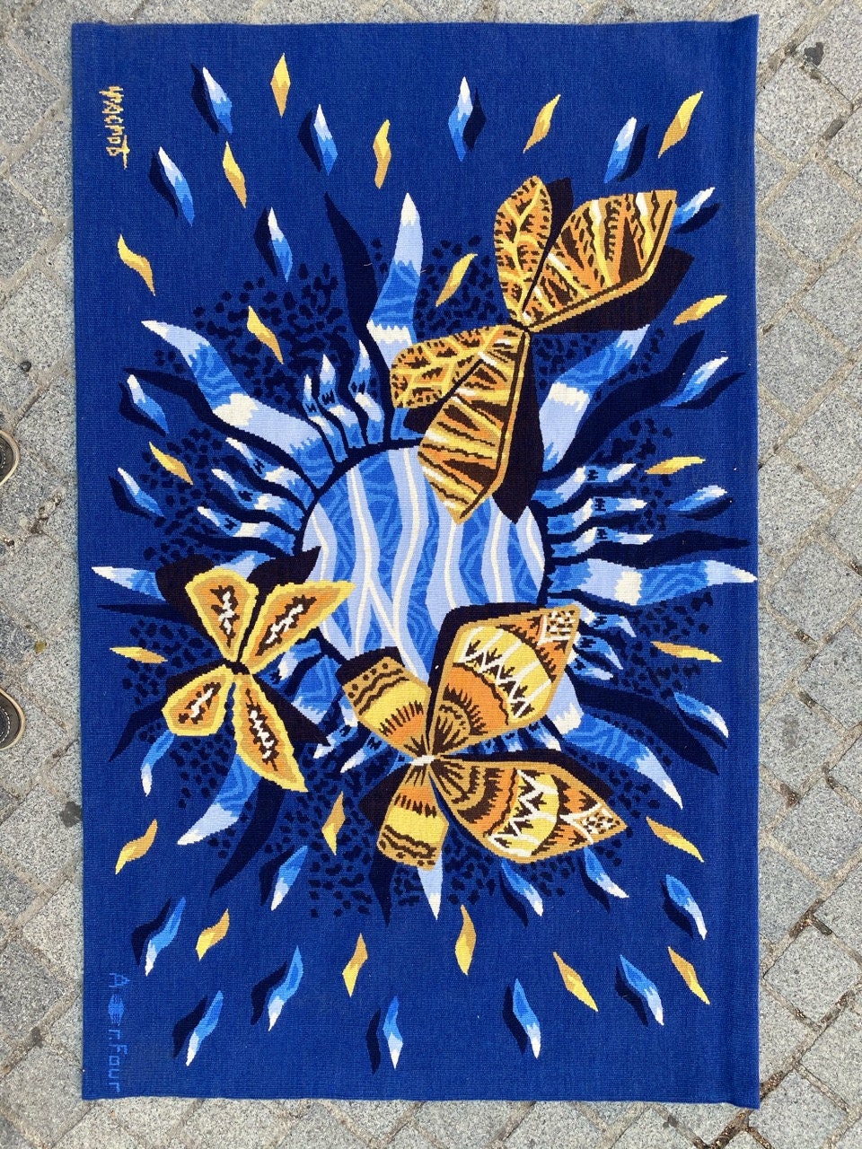 Tapisserie Moderne Française Aubusson 90x142 cm