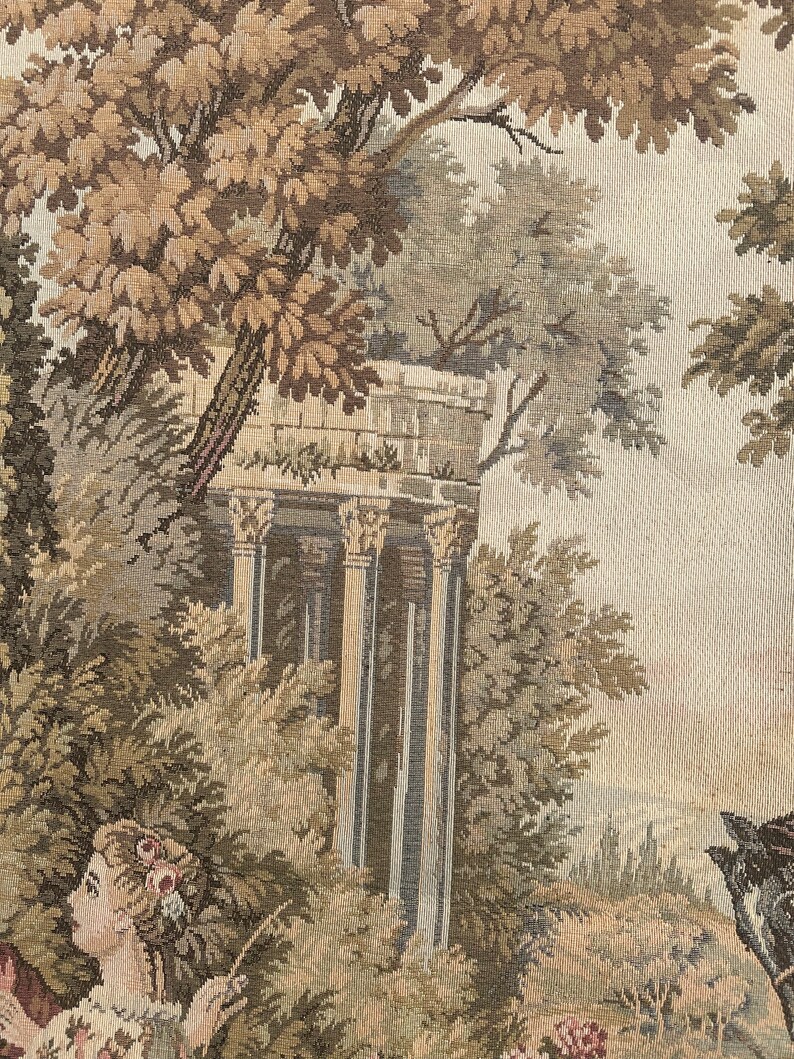 tapisserie murale vintage papier peint design sur mesure paysage sépia terrasse