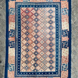Tapijt oude Chinese beijing handgemaakt 162x237 cm