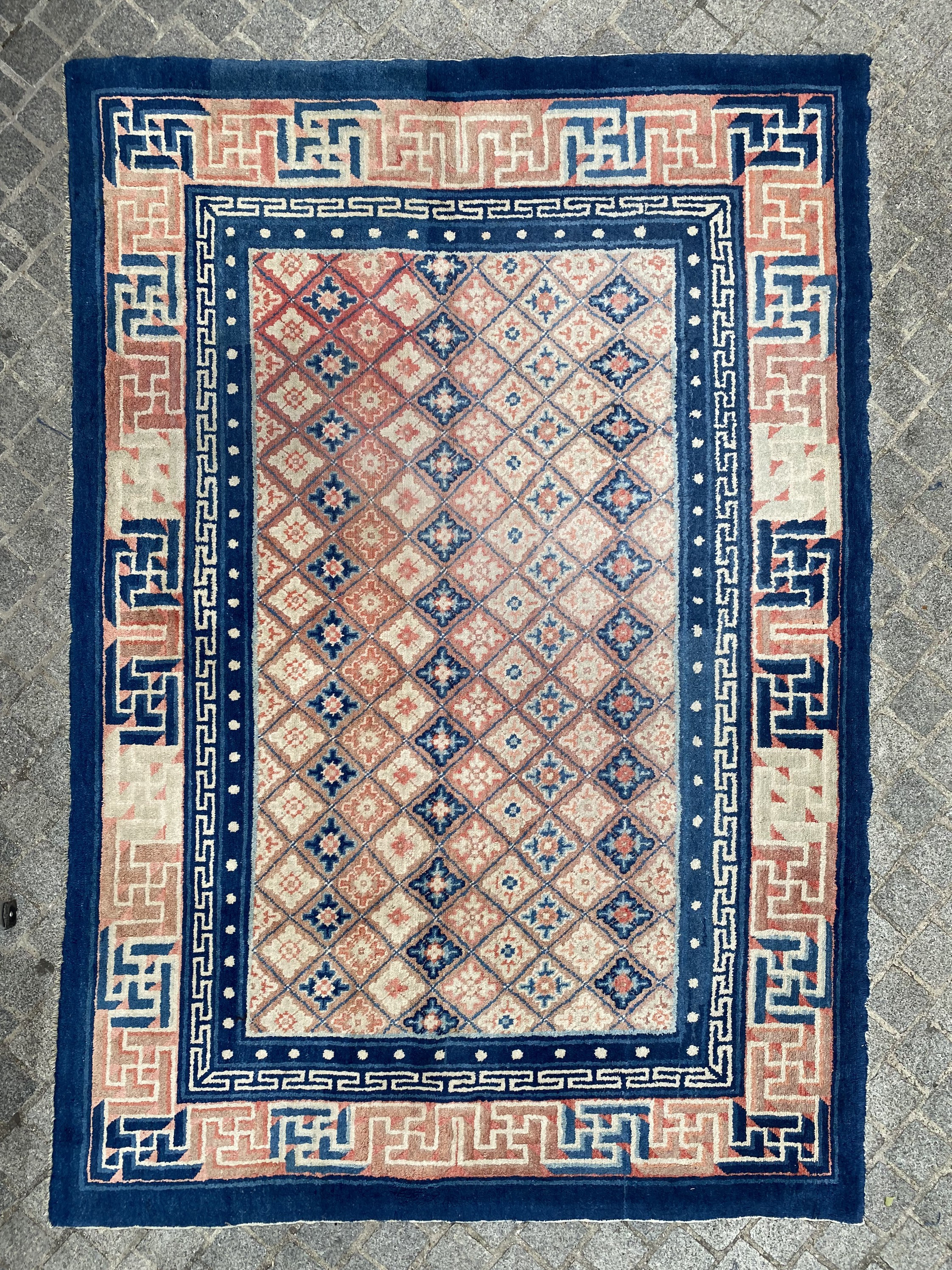 Tapis Ancien de Chine Pékin Fait Main 162x237 cm