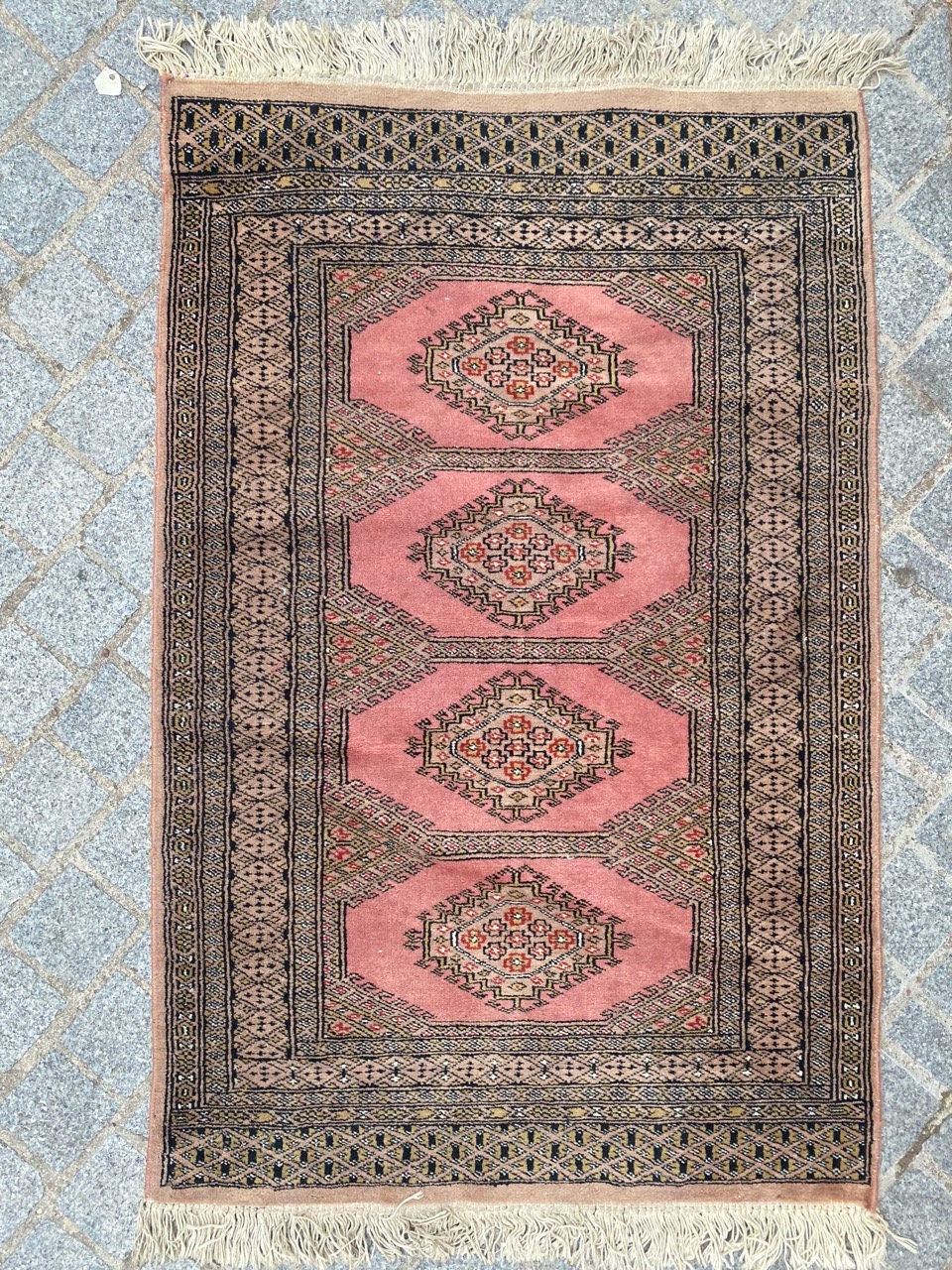 Tapis Vintage Pakistan Fait Main en Laine 80x125 cm