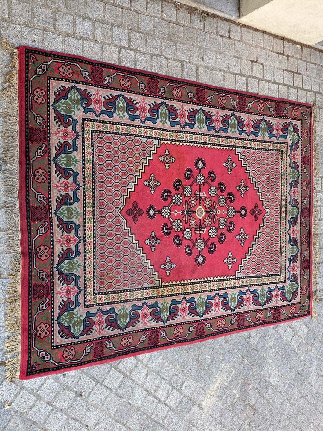 Tunisie Rug Ancient Tunisian Oriental Vintage Rug 170x236 Cm - Etsy UK