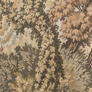 Tapisserie Murale Jacquard Française - Motif Acanthe Et Vigne - 45 X 31 Pouces - Occasion