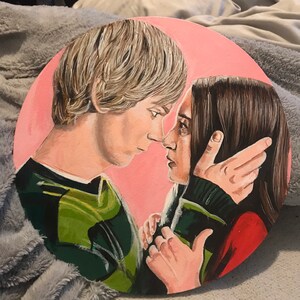 Tate Langdon and Violet Harmon acrylic painting