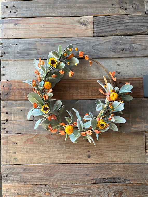 Fall Wreath Front Door Decor Autumn Berries Pumpkins Etsy Fall Wreath Front Door Decor Autumn Berries Pumpkins Etsy