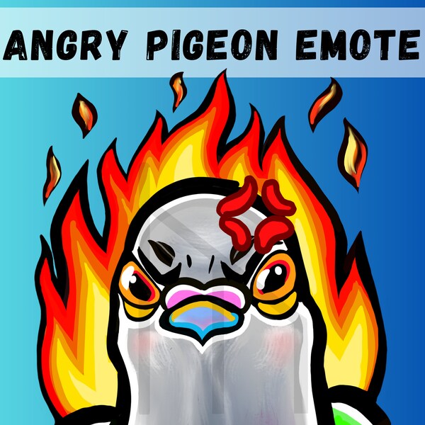 Twitch Pigeon Emote - Etsy
