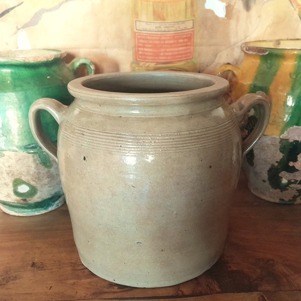 Antique Stoneware Crock 10 Etsy