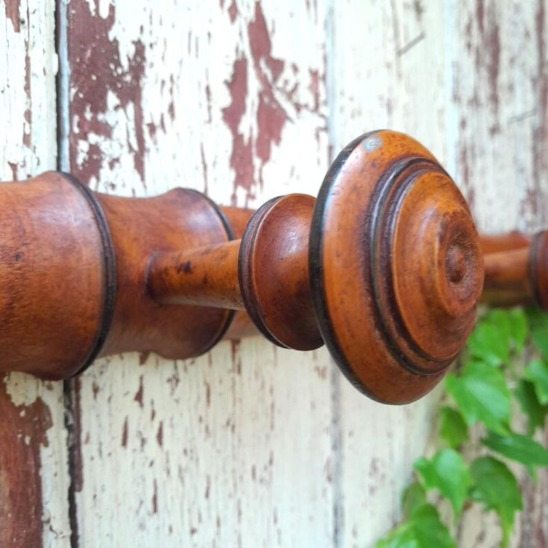 Antique French Faux Bamboo Coat Rack: Belle Epoque Paris Decor image 10
