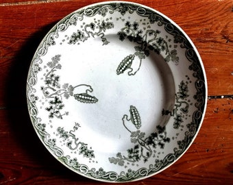 Antique French 19th century dinner plates,Saint Armand design &#39;Modern Style&#39; price/shipping given for ONE plate &#39;