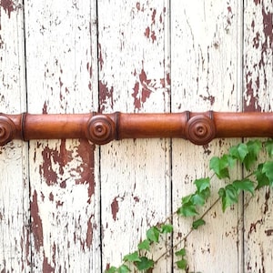 Antique French Faux Bamboo Coat Rack: Belle Epoque Paris Decor image 9