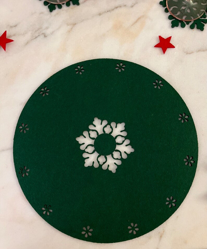 Red Placemats/modern Placemats / Table Mat / Home Decor / Table Place