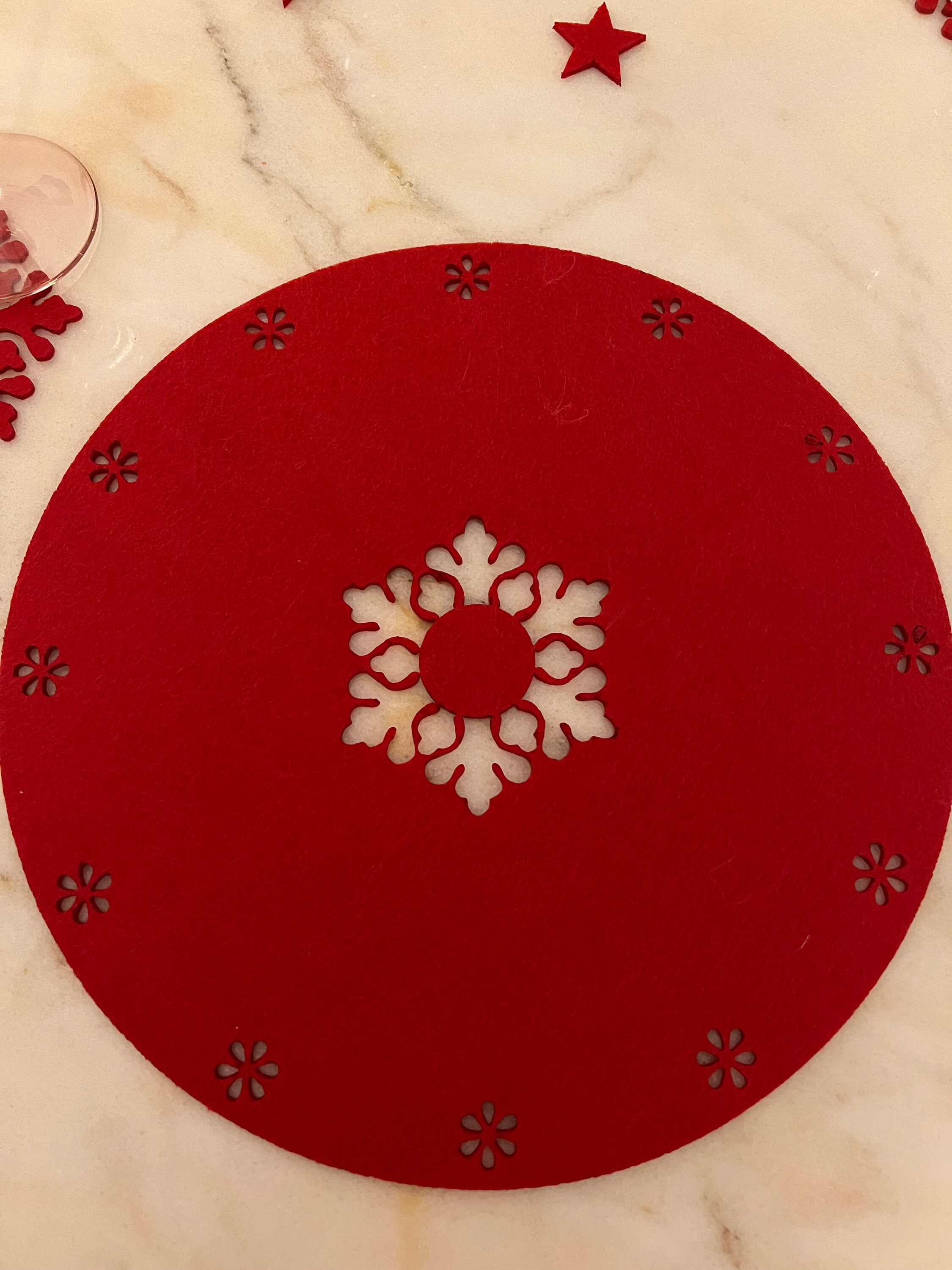 Red Placemats/modern Placemats / Table Mat / Home Decor / Table Place