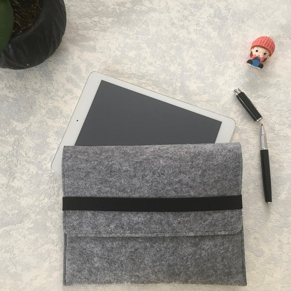 Tablet sleeve  felt, iPad Sleeve, Tablet Sleeve, Wool Felt Case,Felt Tablet Case, Macbook case, laptop sleeve, laptop case, gift idea