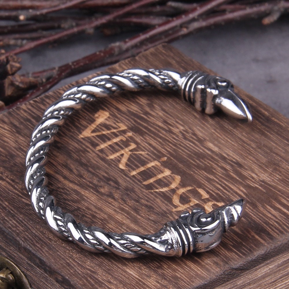 Viking Arm Ring Ragnar Lothbrok Oath Ring Stainless Steel Odin Etsy