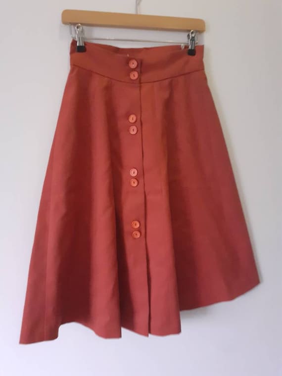 RUST TREVIRA SKIRT