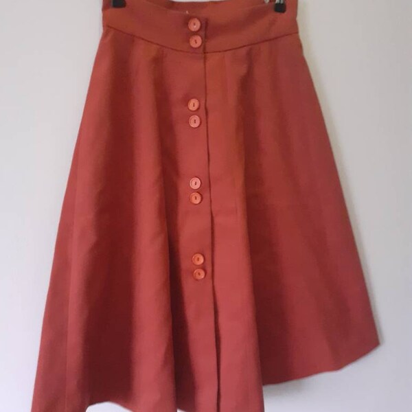 RUST TREVIRA SKIRT