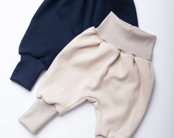 Pantalon bébé en jersey de coton gaufré pantalon bébé